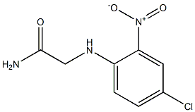 2-[(4-chloro-2-nitrophenyl)amino]acetamide 结构式
