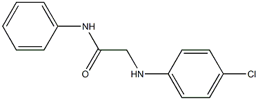 2-[(4-chlorophenyl)amino]-N-phenylacetamide 结构式