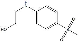 2-[(4-methanesulfonylphenyl)amino]ethan-1-ol 结构式