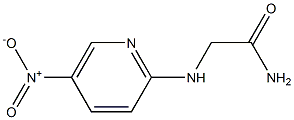 2-[(5-nitropyridin-2-yl)amino]acetamide 结构式