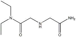 2-[(carbamoylmethyl)amino]-N,N-diethylacetamide 结构式