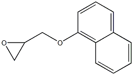 2-[(naphthalen-1-yloxy)methyl]oxirane 结构式