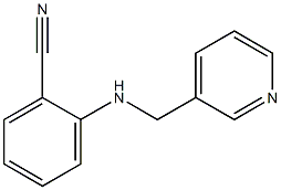 2-[(pyridin-3-ylmethyl)amino]benzonitrile 结构式