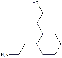 2-[1-(2-aminoethyl)piperidin-2-yl]ethanol 结构式