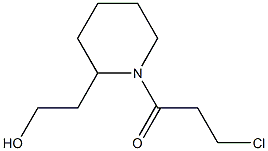 2-[1-(3-chloropropanoyl)piperidin-2-yl]ethanol 结构式