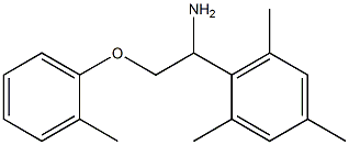 2-[1-amino-2-(2-methylphenoxy)ethyl]-1,3,5-trimethylbenzene 结构式