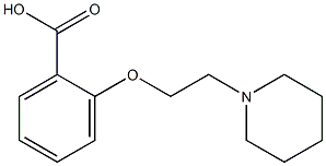 2-[2-(piperidin-1-yl)ethoxy]benzoic acid 结构式