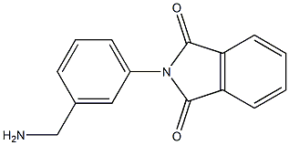 2-[3-(aminomethyl)phenyl]-1H-isoindole-1,3(2H)-dione 结构式