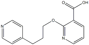 2-[3-(pyridin-4-yl)propoxy]pyridine-3-carboxylic acid 结构式