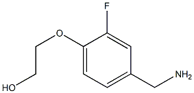 2-[4-(aminomethyl)-2-fluorophenoxy]ethan-1-ol 结构式