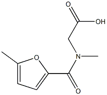 2-[N-methyl(5-methylfuran-2-yl)formamido]acetic acid 结构式