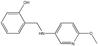 2-{[(6-methoxypyridin-3-yl)amino]methyl}phenol 结构式