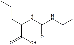 2-{[(ethylamino)carbonyl]amino}pentanoic acid 结构式