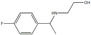 2-{[1-(4-fluorophenyl)ethyl]amino}ethan-1-ol 结构式
