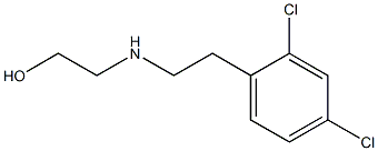 2-{[2-(2,4-dichlorophenyl)ethyl]amino}ethan-1-ol 结构式