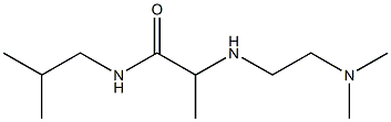 2-{[2-(dimethylamino)ethyl]amino}-N-(2-methylpropyl)propanamide 结构式