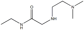 2-{[2-(dimethylamino)ethyl]amino}-N-ethylacetamide 结构式