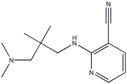 2-{[3-(dimethylamino)-2,2-dimethylpropyl]amino}nicotinonitrile 结构式