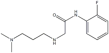 2-{[3-(dimethylamino)propyl]amino}-N-(2-fluorophenyl)acetamide 结构式