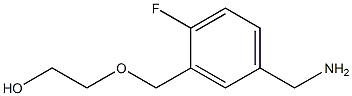 2-{[5-(aminomethyl)-2-fluorophenyl]methoxy}ethan-1-ol 结构式