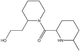 2-{1-[(6-methylpiperidin-2-yl)carbonyl]piperidin-2-yl}ethanol 结构式