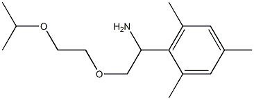 2-{1-amino-2-[2-(propan-2-yloxy)ethoxy]ethyl}-1,3,5-trimethylbenzene 结构式