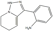 2-{5H,6H,7H,8H-[1,2,4]triazolo[3,4-a]pyridin-3-yl}aniline 结构式