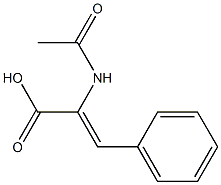 2-acetamido-3-phenylprop-2-enoic acid 结构式