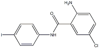 2-amino-5-chloro-N-(4-iodophenyl)benzamide 结构式