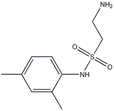 2-amino-N-(2,4-dimethylphenyl)ethanesulfonamide 结构式