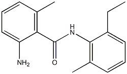 2-amino-N-(2-ethyl-6-methylphenyl)-6-methylbenzamide 结构式