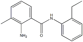 2-amino-N-(2-ethylphenyl)-3-methylbenzamide 结构式