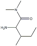 2-amino-N,N,3-trimethylpentanamide 结构式