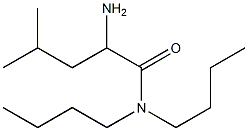 2-amino-N,N-dibutyl-4-methylpentanamide 结构式