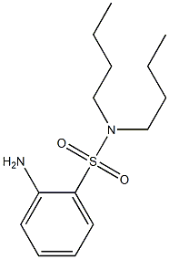 2-amino-N,N-dibutylbenzene-1-sulfonamide 结构式