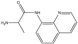 2-amino-N-quinolin-8-ylpropanamide 结构式