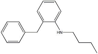 2-benzyl-N-butylaniline 结构式