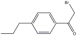 2-bromo-1-(4-propylphenyl)ethan-1-one 结构式