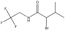 2-bromo-3-methyl-N-(2,2,2-trifluoroethyl)butanamide 结构式