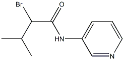 2-bromo-3-methyl-N-(pyridin-3-yl)butanamide 结构式