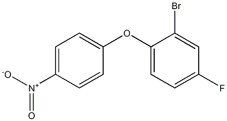 2-bromo-4-fluoro-1-(4-nitrophenoxy)benzene 结构式