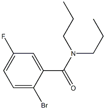 2-bromo-5-fluoro-N,N-dipropylbenzamide 结构式