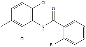 2-bromo-N-(2,6-dichloro-3-methylphenyl)benzamide 结构式