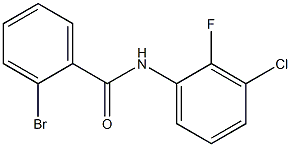 2-bromo-N-(3-chloro-2-fluorophenyl)benzamide 结构式