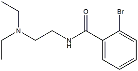 2-bromo-N-[2-(diethylamino)ethyl]benzamide 结构式