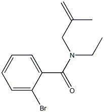 2-bromo-N-ethyl-N-(2-methylprop-2-enyl)benzamide 结构式