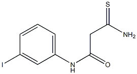 2-carbamothioyl-N-(3-iodophenyl)acetamide 结构式