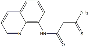 2-carbamothioyl-N-(quinolin-8-yl)acetamide 结构式