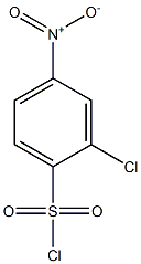 2-chloro-4-nitrobenzene-1-sulfonyl chloride 结构式