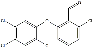 2-chloro-6-(2,4,5-trichlorophenoxy)benzaldehyde 结构式